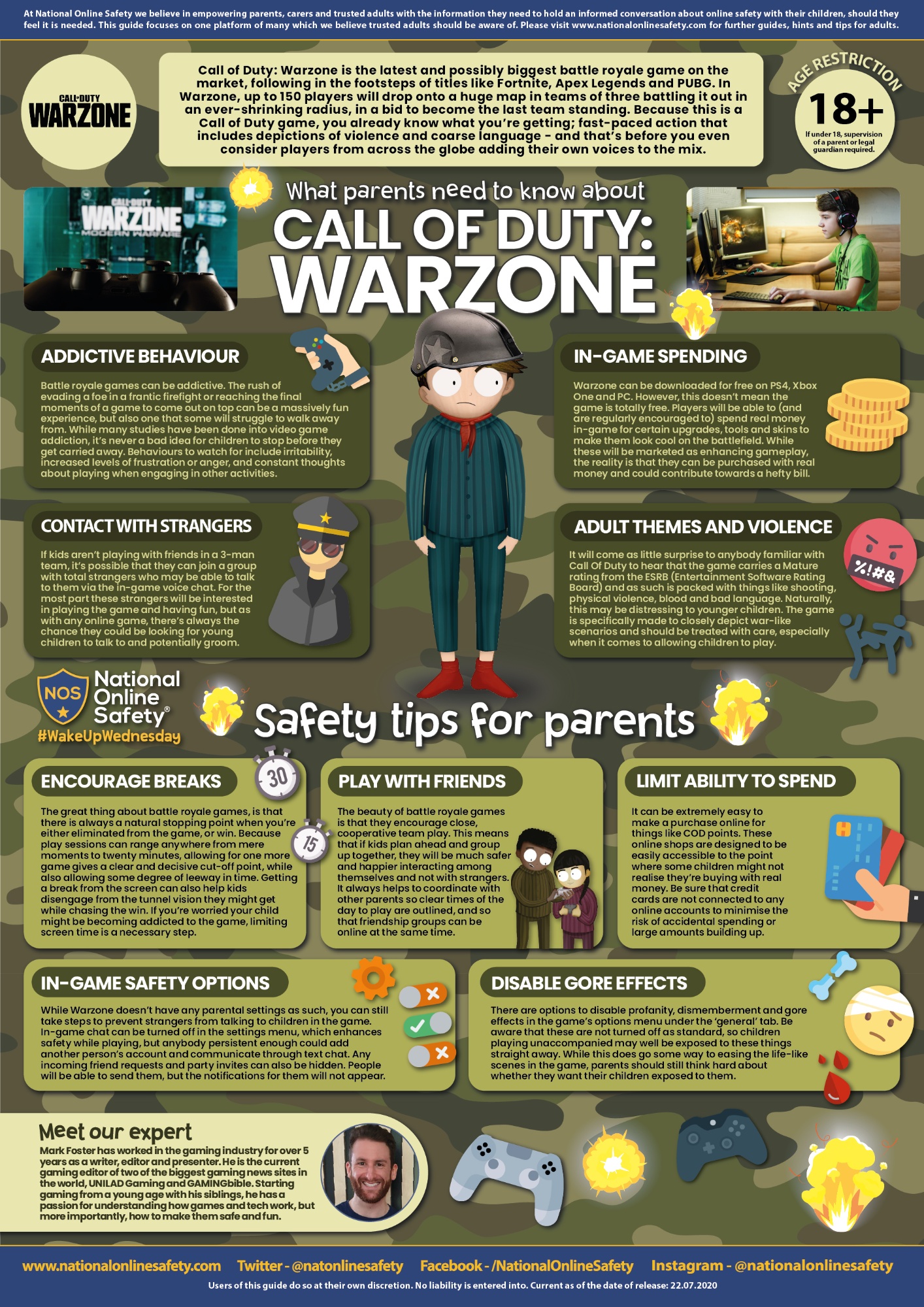 Parents Guide to Call of Duty Advanced Warfare (PEGI 18)